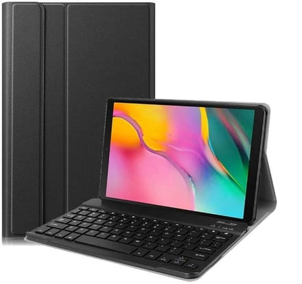 EtuiTab - Lenovo Tab M10 - Tablethoes - Zwart - Bluetooth Klavier