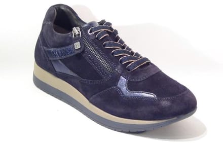 Helioform -art 253.060 0405-blauw-dames-H leest-veter/rits