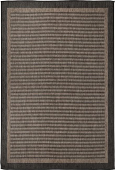 vidaXL - Buitenkleed - platgeweven - 160x230 - cm - donkerbruin
