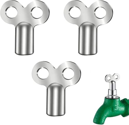 3 Stuks Universele Radiatorsleutel Set voor Ontluchten