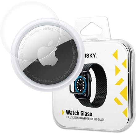 Wozinsky Serie - Hybride Beschermglas - Apple AirTag - Zwart - Dun en Duurzaam