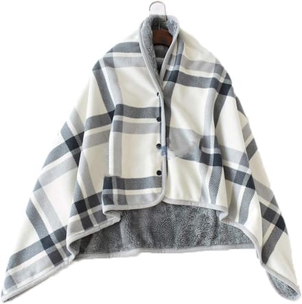 Warme Multifunctionele Plaid en Cape voor Winter en Buitengebruik
