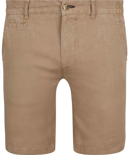 Steppin' Out Milwau Short Linen Sand - Maat M - Heren - Korte broek