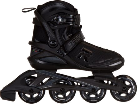 Roces Icon 80 Skeelers Volwassenen - 4x80mm Wielen - Fitness Inline Skates - Zwart - Maat 39