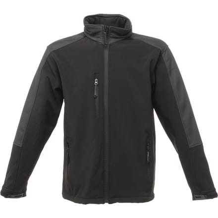 Regatta Heren Hydroforce 3-laags Softshell-jasje (windbestendig, waterafstotend en ademend) (Zwart/Zwart)