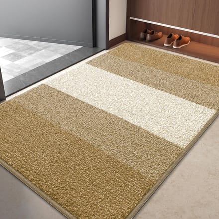 Homaxy - Deurmat - Deurmat Antislip - Deurmat Binnen - Droogloopmat - Schoonloopmat - 80x120 cm - Camelkleur