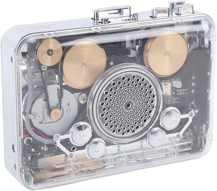 Draagbare Cassette Speler met MP3 Converter, Compact Recorder voor Digitale Conversie en Ondersteuning voor USB Flash Drives