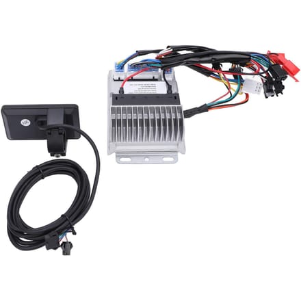 36V 48V 60V 500W 28A Elektrische Fiets Controller Kit Aluminiumlegering ZM Borstelloze Controller met G51 gray