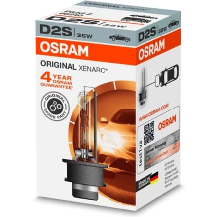 Ams-Osram Xenon lamp OSRAM D2S Xenarc 85V/ 35W, 1 stuk