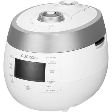 Cuckoo CRP-RT1008F Rijstkoker Wit-zilver Met display