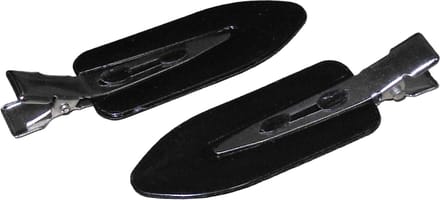 Haarclip-Haarspeld make-up zwart per 2 stuks.
