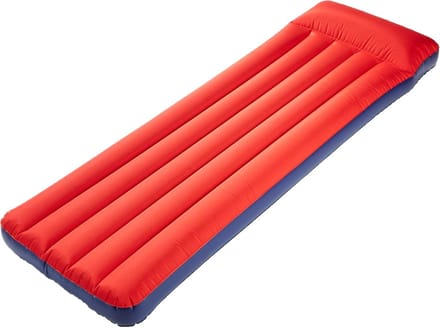 Boxmatras - Luchtbed - Kamperen - Microvezelcoating - 192x60x15 cm - Rood/Blauw