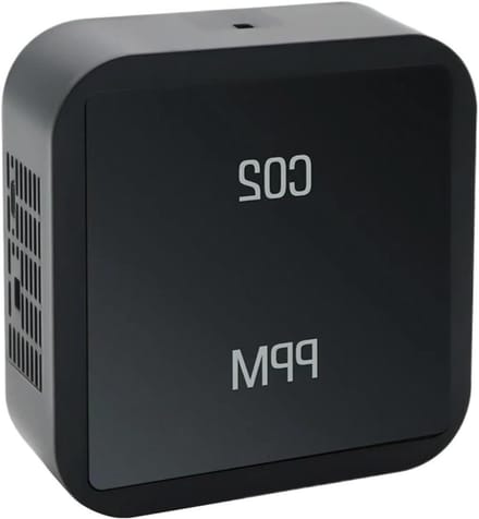 CO2 Monitor - Luchtkwaliteit Sensor - Binnenlucht Meten - Realtime CO2 Temperatuur - 10x10x10 mm - Wit