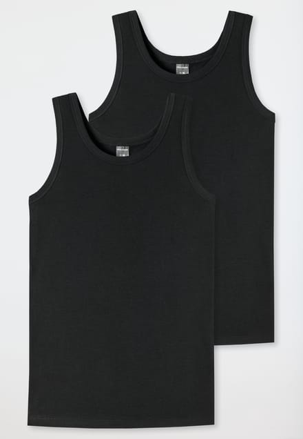 Tanktops, set van 2, zwart - 95/5 164