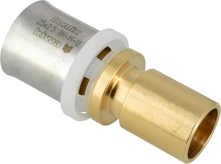 Bonfix Alu-pers insteekverloopkoppeling 25 x Ø22 mm