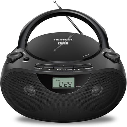 Draagbare Boombox met Bluetooth, CD-speler, FM/AM Radio en USB - Stereo Geluid