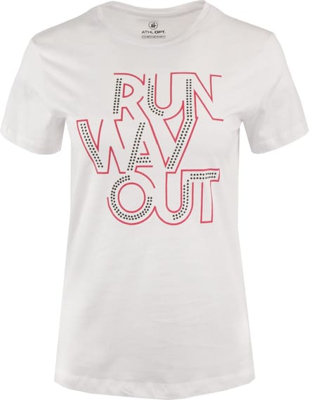 Dames-T-shirt Athl. Dpt Vera Wit - S