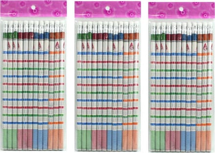 Potlood | Tafels Leren | Reken Potloden | 36 stuks