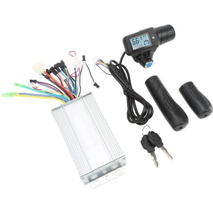 36V 48V 500W Elektrische Fiets Controller Kit Motorcontroller met 805 Half Gashendel LCD-paneel gray