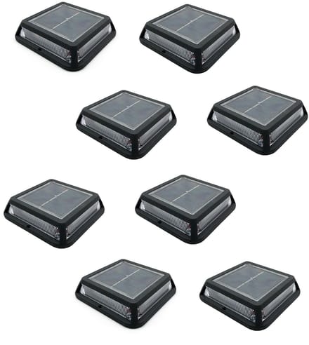 Set van 8 vierkante zonnebakens D12CM QUADRY