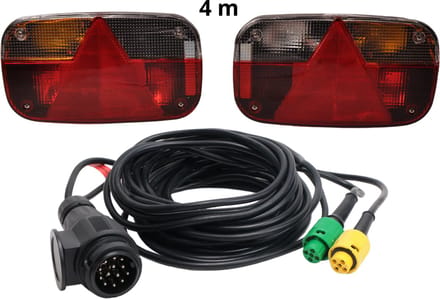 Aspock Multipoint 3 verlichtingsset - 4 meter hoofdkabel - 13 polig