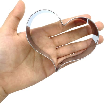 Uitsteekvorm Hartje Groot - Koekjesdeeg uitsteker voor Valentijn, Geboorte, Bruiloft etc. - Cookie cutter vorm Hart