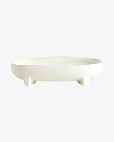 Nordal Schaal Pemba Keramiek Offwhite Small