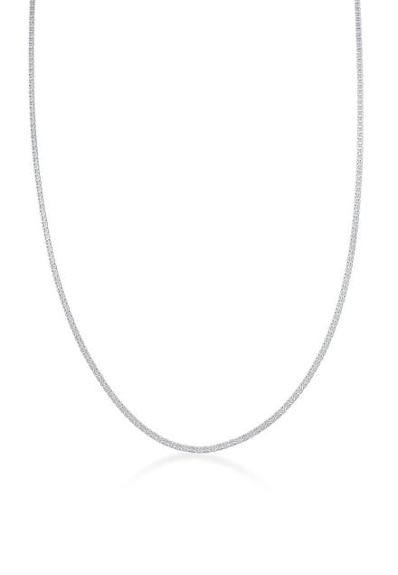 KUZZOI - Halsketting - Heren-Solid Basis Modern in 925 Sterling Zilver - Heren