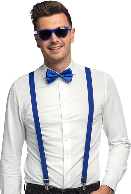 Boland - Set Classic blauw Blauw - Volwassenen - Unisex - -