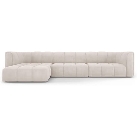 Hoekbank Francesca chenille links 5-zits | Milo Casa