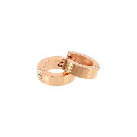Kalli edelstalen Oorbel shiny 1900 Rose 10mm