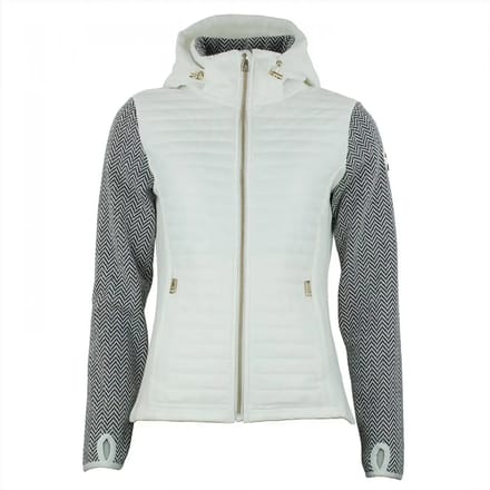 Gewatteerde fleece met capuchon voor dames Peak Mountain