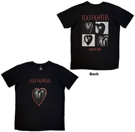 Foo Fighters - One By One Heren Tshirt - L - Zwart