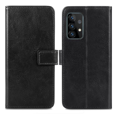imoshion Hoesje - Geschikt voor Samsung Galaxy A72 - Luxe Bookcase - Zwart