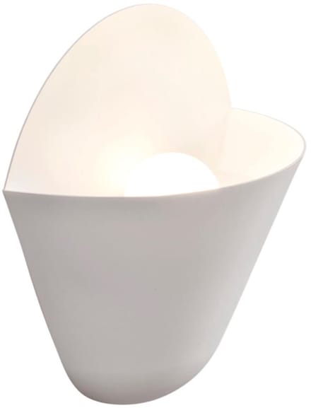 Kosilum - Flo - Wandlamp - Wit - Aluminium en acryl