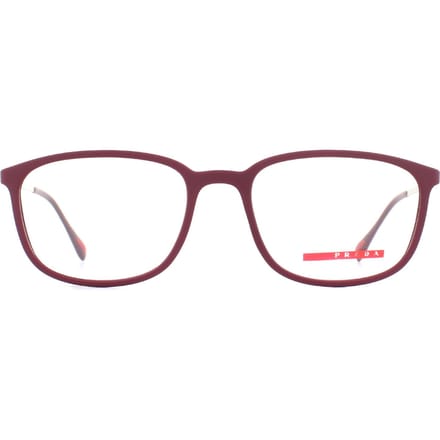 Prada sportbril ps03HV vyx1o1 bordeaux rubber mannen