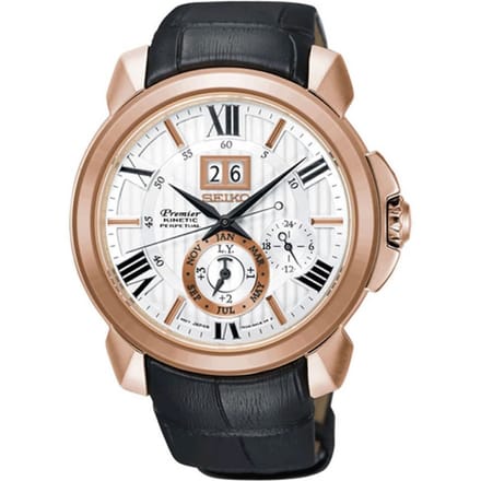 Seiko SNP150P1 Horloge Heren Kinetic 43mm