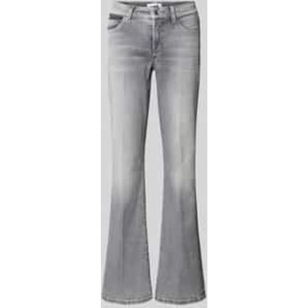Flared jeans met siersteentjes in 5-pocketmodel model 'PARIS'
