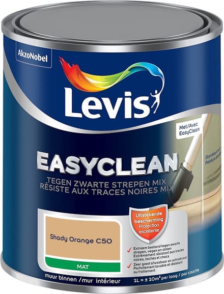 Levis - Easyclean Tegen Zwarte Strepen Mix - Shady Orange C50 - Mengverf - 1 L