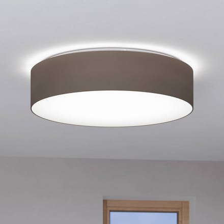 EGLO connect.z Romao-Z Smart Plafondlamp - Ø 57 cm - Wit/Taupe - Instelbaar RGB & wit licht - Dimbaar - Zigbee