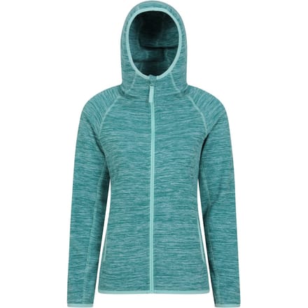 Mountain Warehouse Dames/Dames Lleyn II Melange Full Zip Hoodie (Teal)