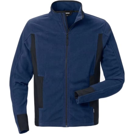 Fristads Microfleecejack 4003 Mfl - Marineblauw/Zwart - M
