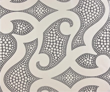 Dutch Wallcoverings Vlies Design Oriëntaal - Zilver/wit