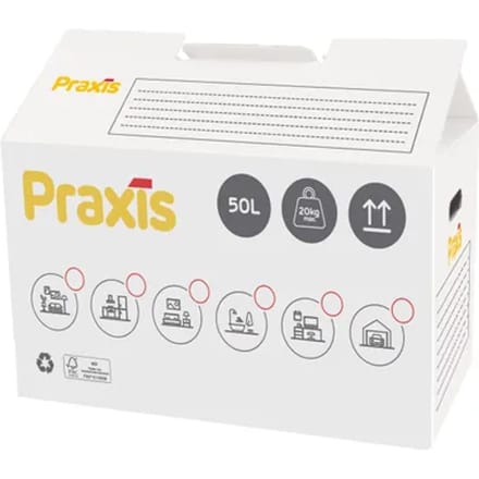 Praxis Verhuisdoos - Karton - 50l