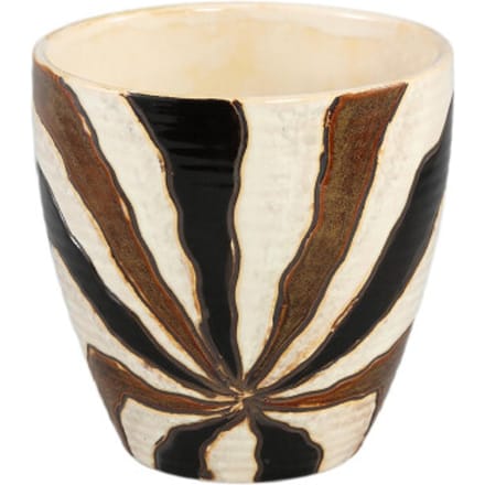 PTMD - Pot Evelin - Bruin - 19x19x19cm