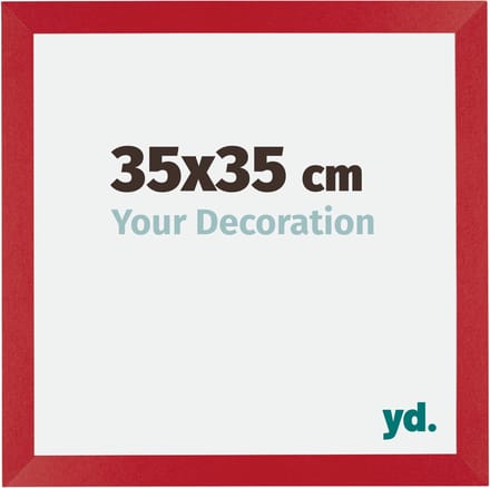 Your Decoration - Fotolijst 35x35 cm - MDF - Rood - Mura