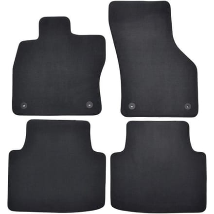 Tapis De Sol De Qualité Supérieure Pour VW Passat B8 depuis 2015, Ajustement précis, Renforcée Dans la Zone de la Pédale