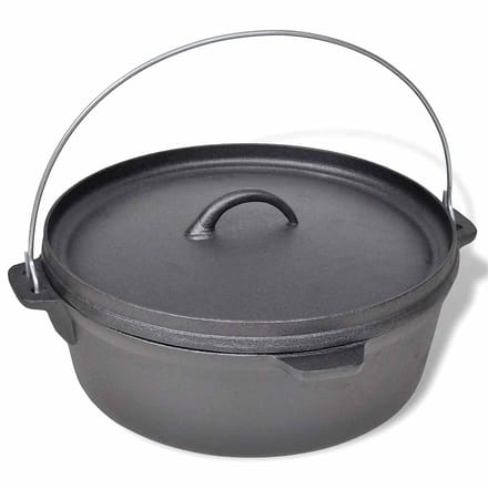vidaXL - Braadpan - 5,6 - L - inclusief - accessoires