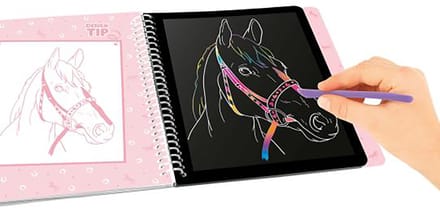Depesche - Miss Melody Magic Scratch boek - kleurboek