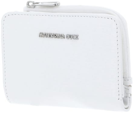 MANDARINA DUCK Leren portemonnee Mellow Wallet Blanc wit